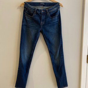 Vigoss Jagger Dark Wash Skinny Jeans, Size 26